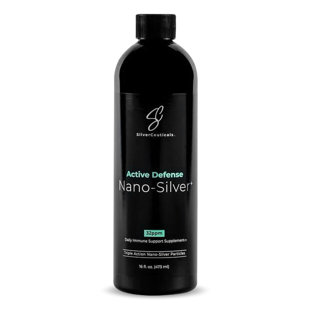 Colloïdale Silver W/Nano Technology - 32ppm 16oz - 8X effectiever - Natuurlijke Immune Support - Save The Sick Days - Ages 5 & Up - Outperforms Higher PPM Silvers - No Taste & Smell - 3rd Party Tested