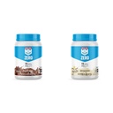 Muscle Milk Zero Protein Powder, Chocolate & Vanilla, 15g Protein, 1.65lb, 25 Servings Bundle