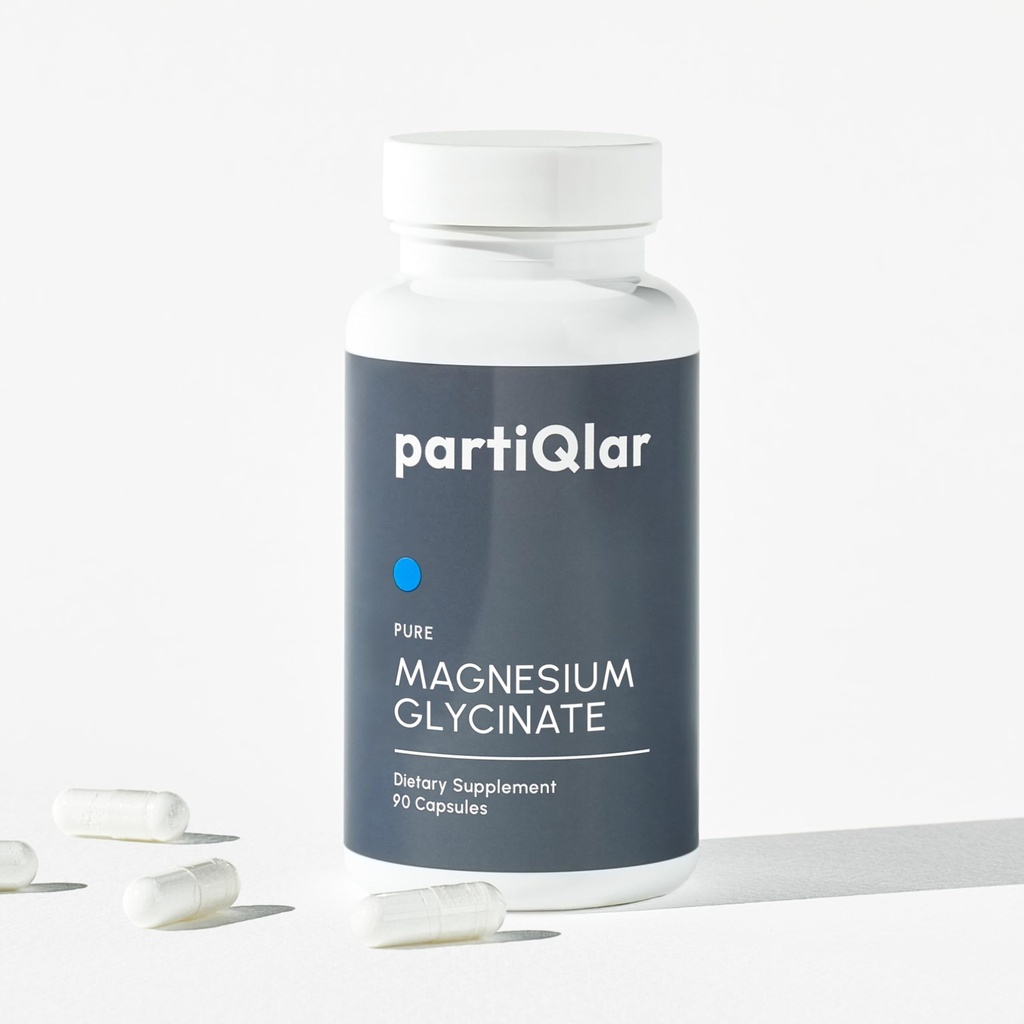 Magnesium Glycinate 200mg - Chelated Magnesium Bisglycinate for Maximum Absorption - Support for Sleep, Muscle Cramps & Relaxation - Gentle on Stomach - 60 Veggie Capsules
