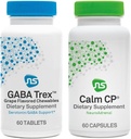 NeuroScience GABA Trex & Calm CP Duo - Supports Calm, Cortisol Management and Sleep with L-Theanine, Banaba Leaf & Phosphatidylserine