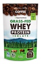 Opportuniteas Coffee Wei Proteine Powder - Low Carb & Keto Friendly - Grass Fed Whey Isolate + Colombiaanse koffie - 60 mg cafeïne voor energie - Pre of Post Workout Drinkmix, Latte, Shake & Smoothie 1lb