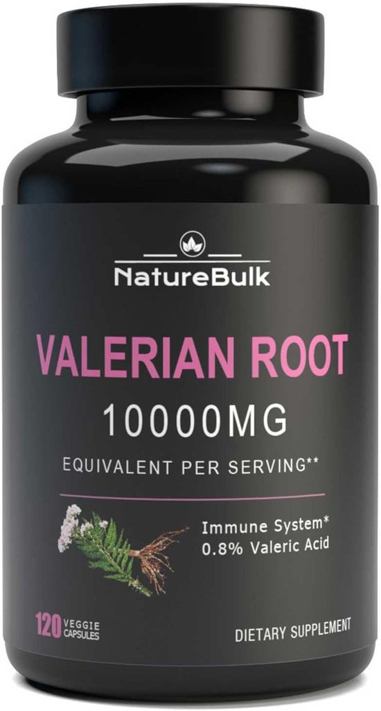 Valeriaan wortelcapsules -Equivalent tot 1.000 mg, 4X geconcentreerd extract - hoog geconcentreerd, 120 capsules