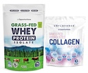 Opportuniteas Grass Fed Whey Protein Isolate & Collagen Creamer Bundle – Unflavored, Non-GMO, Gluten Free – Clean Protein + Collagen Peptides for Coffee, Shakes & Smoothies
