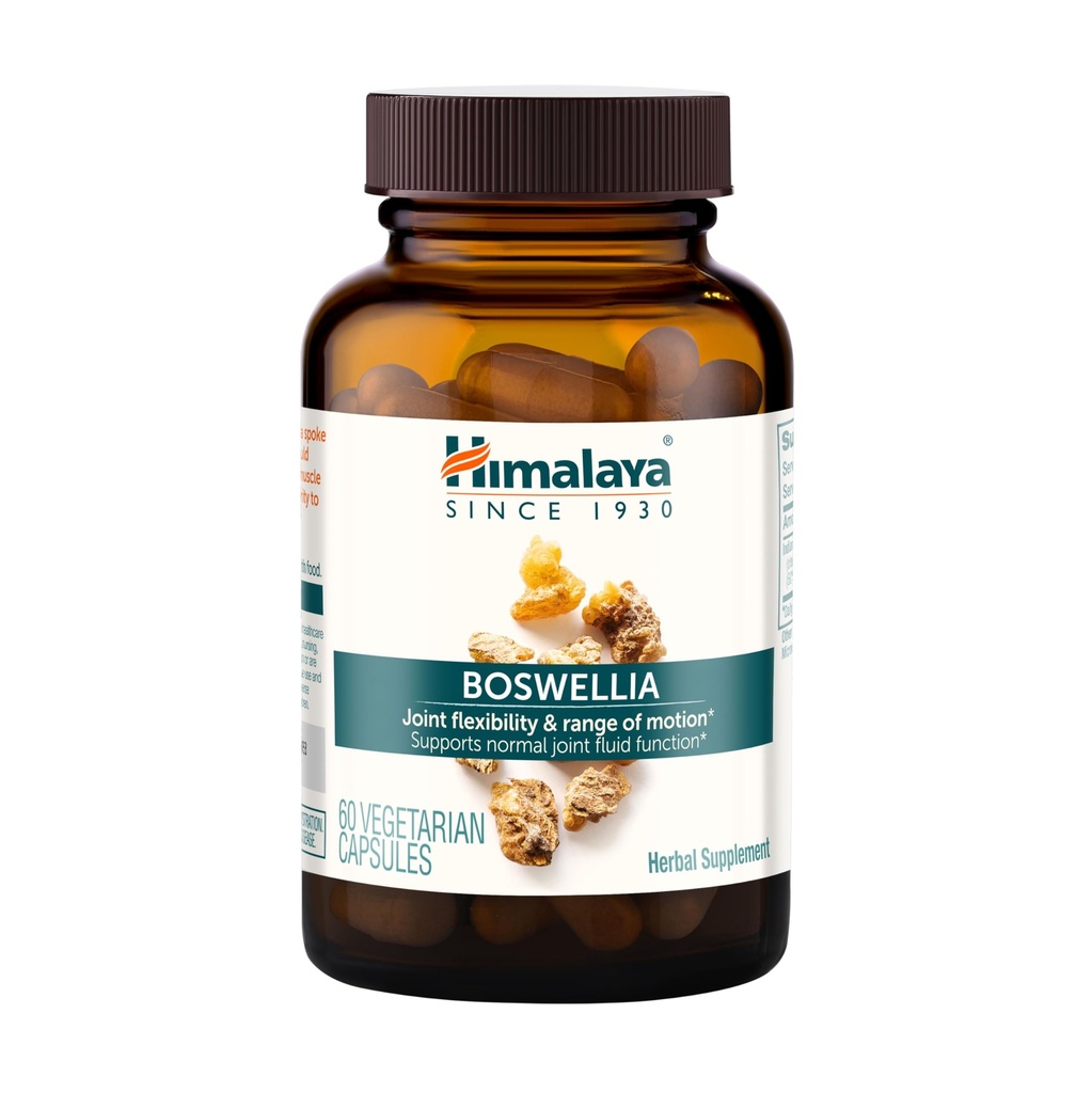 Himalaya Boswellia, gezamenlijke ondersteuning voor mobiliteit en flexibiliteit, bevordert weefselbehoud, 250 mg, 60 capsules