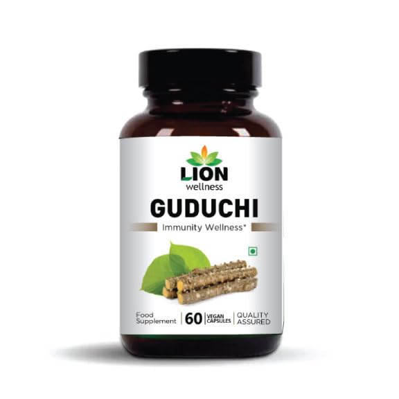 Guduchi - Immunity & Wellness Herbal Supplement, Antioxidant Support, Non-GMO, Gluten Free, 60 Vegan Capsules