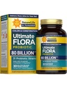 Renew Life Ultimate Flora Probiotics Colon & Constipation Support 80 Billion CFU Delayed Release Vegan Capsules | Doctor Formulated | Digestive Health| Immune Health | Dairy Free | 30 Count