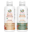 MARYRUTH'S Organics Cordyceps Liposomal (Maple Spice) & Reishi Mushroom (Candied Pecan) | Clean Label Project Verified® | Vitamins for Immunity, Skin, & Overall Health | Vegan, Non-GMO, Gluten-Free