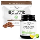 Muscle Feast Isolaat + Creatine Candy Bundle: 1 Wei Proteine Isolaat (Chocolate, 5lb) + 1 Creatine Candy (Citroen Lime, 360) 