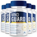 (5 Pack) Mind Guard Brain Supplement Capsules, MindGuard Memory Pills Brain Health Nootropic Booster Clarity Focus Advanced Formula Premium Cognitive Function Support All Natural Ingredients (300 Ct)