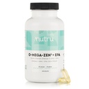 O-Mega-Zen3 +EPA Vegan Omega 3 Supplement - Visolie Alternative - Premium Marine Algal Based Omega-3 DHA en EPA vetzuren - Carrageen Vrij - 120 Softgels
