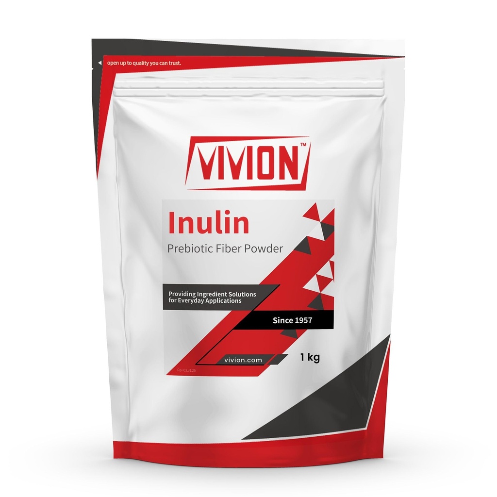 Inulin Powder - 1 kg (2.2 lb) - Chicory Root Extract - Fiber Prebiotic Bulk Manufacturing Ingredient