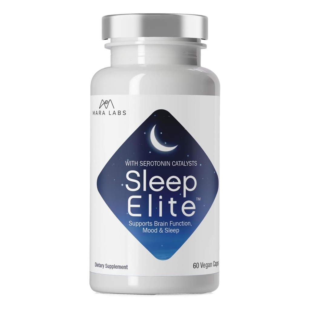 Mara Labs SleepElite Ondersteunt Hersenfunctie, Mood, en Slapen met Serotonine katalysatoren 30 porties