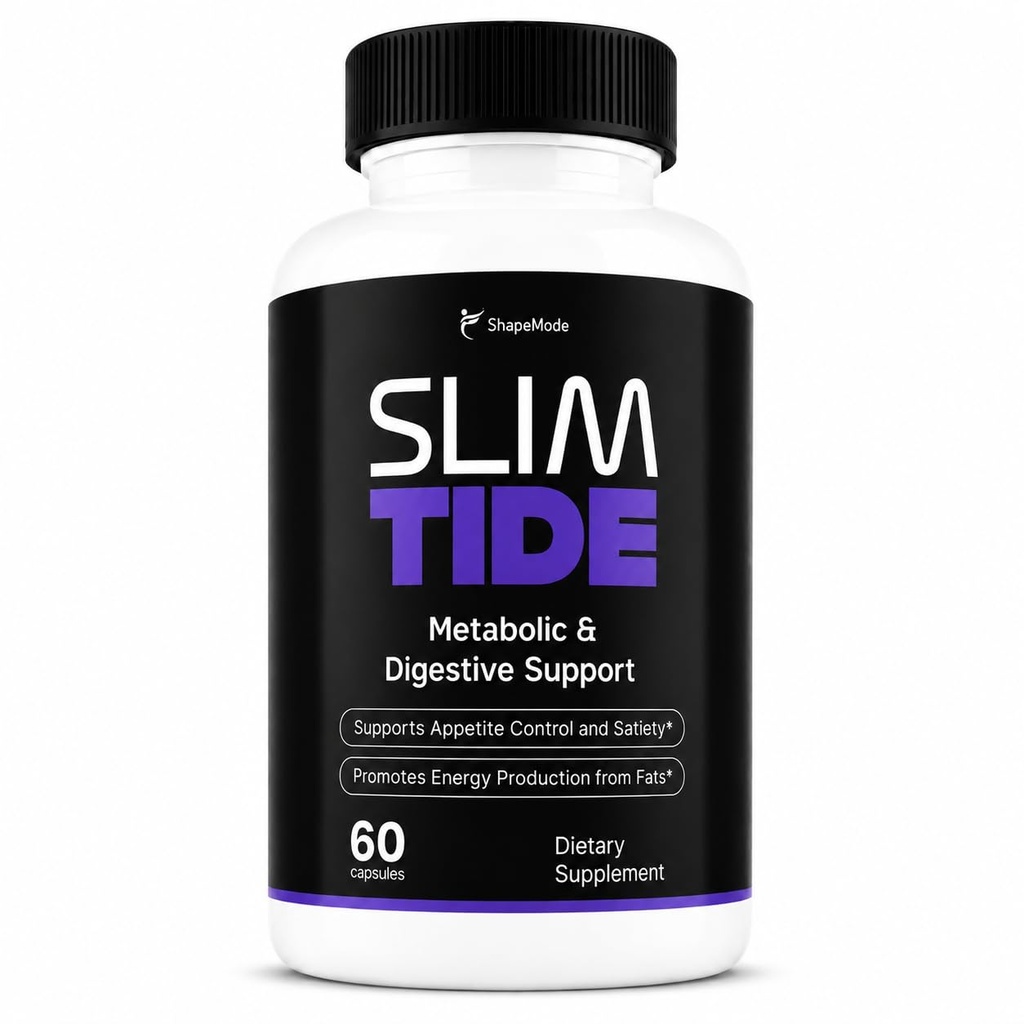 Official Slimtide Advanced Formula for Weight Management, Slimtide All Natural Ingredients, Health & Wellness Supplement with Maximum Strength for Active Lifestyle Reviews Vitamins (60 Capsules)