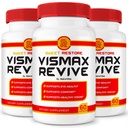 (3 Pack) Vismax Revive, VismaxRevive Premium Eye Health & Vision Support Supplement | Natural Formula for Clear Eyes, Visual Comfort & Eye Wellness | Easy-to-Take, Non-Habit Forming (180 Capsules)