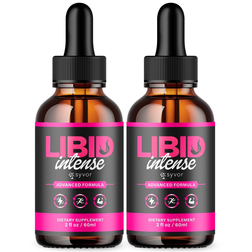 (2 Pack) Libid Intense Drops, Official LibidIntense Liquid Supplement Drops with All Natural Ingredients, Advanced Health & Wellness Support Formula with Max Strength Premium Vitamins (60 Servings)