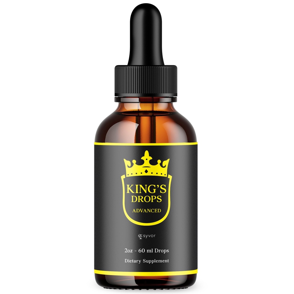 Kings Drops, Official Drops with All Natural Ingredients, Kings Advanced Wellness Support with Maximum Strength Vitamins for Women & Men (30 Servings)