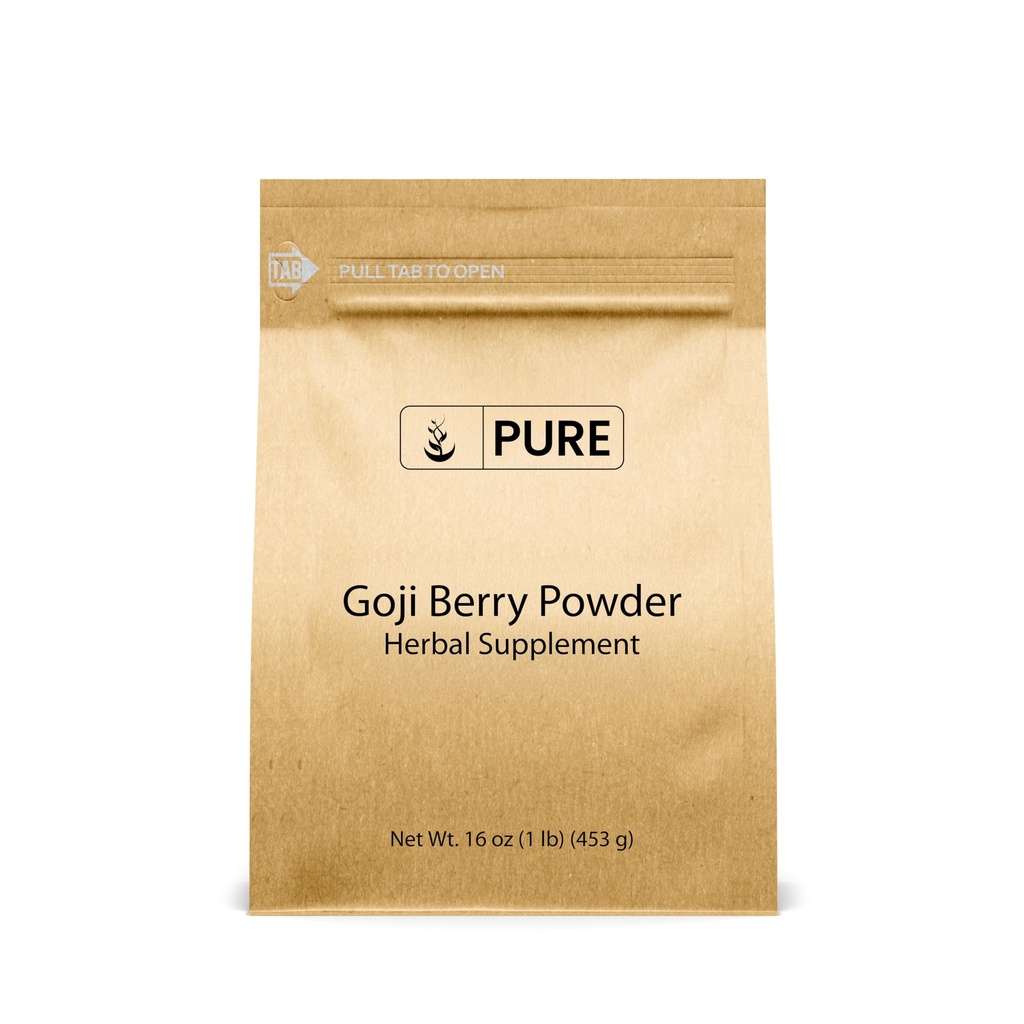 Pure Original Ingredients Goji Berry Powder (1lb) Wolfberry, Traditional Herbal Supplement, Non-GMO