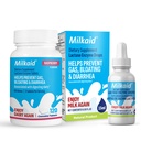 Milkaid Lactase Enzyme Drops Tablets for Lactose Intolerance Release Voorkomt gas, opgeblazen en diarree . Dairy Dispensive Supplement 