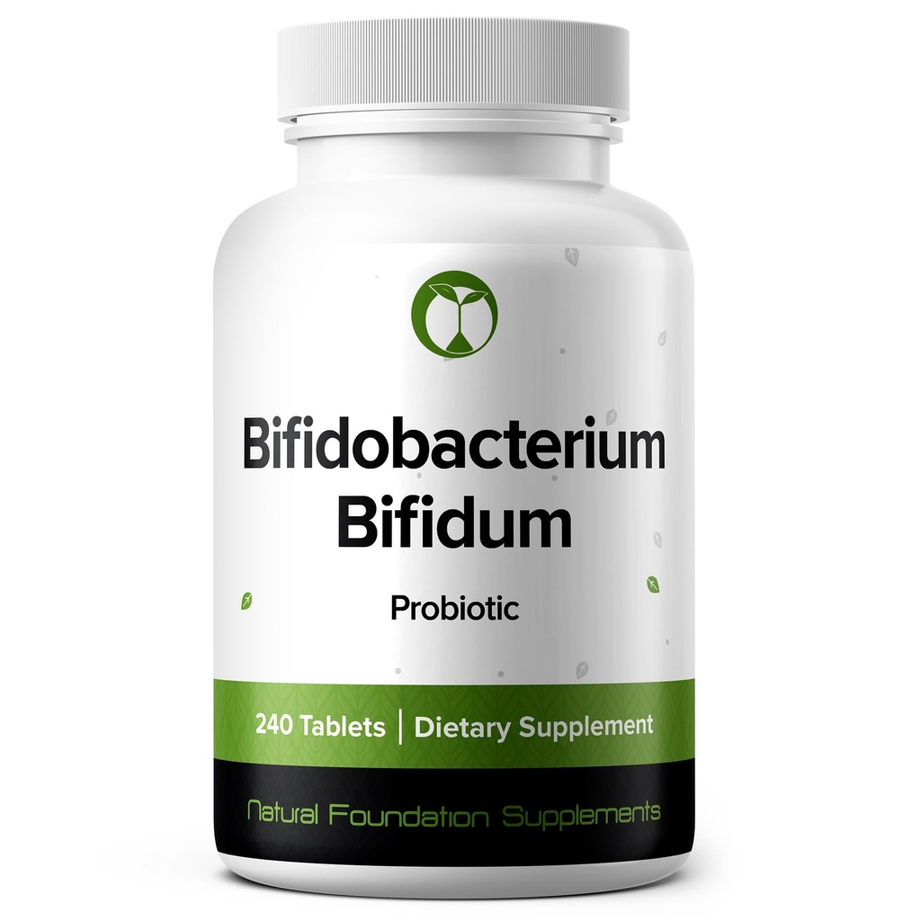 Bifidobacterium Bifidum Probiotic 240 Tablets (4 Month Supply) – Researched Strain – 3 Billion CFU – Digestive Health & Gut Comfort – GMP Certified (240, Bifidobacterium Bifidum)