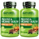 NATURELO Prostate & Urinary Health, Uitgebreide formule met Saw Palmetto, Pygeum, Tumeric, Plant Sterols, Broccoli en Lycopeen, 60 Vegetarische Capsules (pakket van 2)