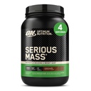Optimum Nutrition Serious Mass, Weight Gainer Protein Powder, Mass Gainer, Vitamin C and Zinc for Immune Support, Creatine, Chocolate, 3 Pound (Packaging May Vary)