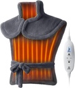 BOB EN BRAD Verwarmingskussen voor rugpijnverlichting, FSA Edge-Gewogen elektrische warmtekussen voor nek HSA in aanmerking komen, schouders & volle body relief, snelle verwarming, ETL gecertificeerd, cadeau voor vrouwen mannen familie 24"x34"