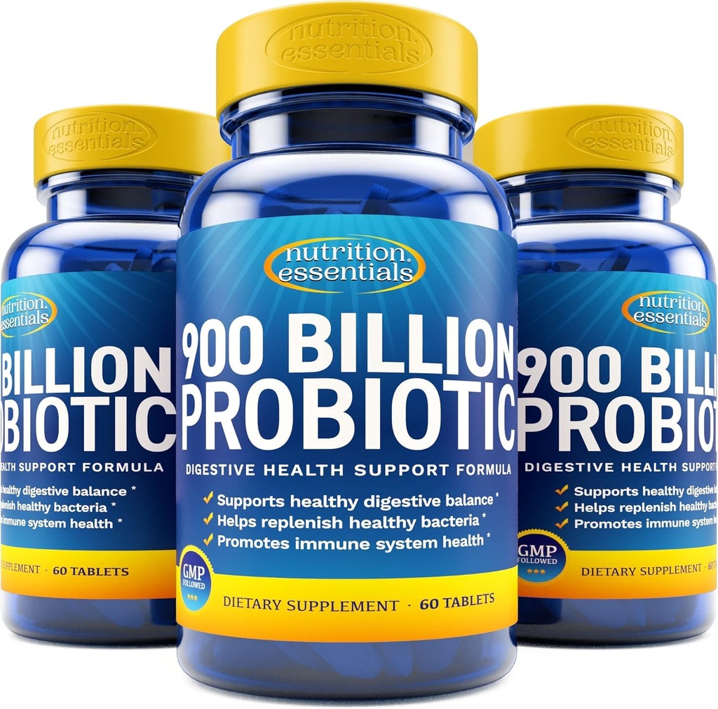 Nutrition Essentials Probiotic Supplement + Nootrope Brain Support Supplement
