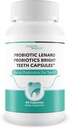 Probiotica Bright Teeth Capsules - Onze beste Tandheelkundige Probiotica Witte Tanden Ondersteuning - Tandheelkundige Probiotica Bright Whitening Tanden Mousse Alternatieve Capsules - Probiotica voor Tanden Probiotische Mond