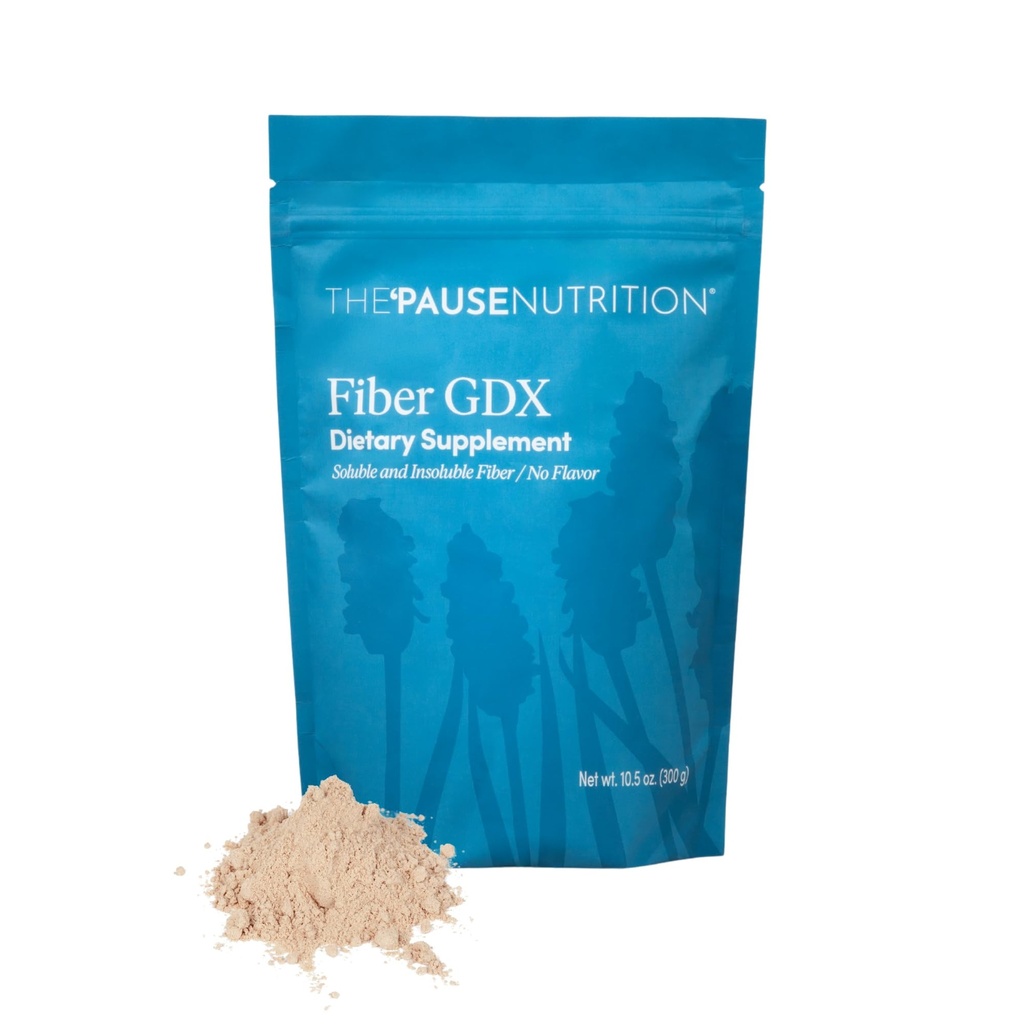 The 'Pause Life Fiber GDX, Gluten Free Chia Seed & Quinoa Blend, Monk Fruit Sweetened, Natural Plant Based Dietary Fiber, Energy and Digestive Support, Unflavored, 1 Pack, 10.5 OZ