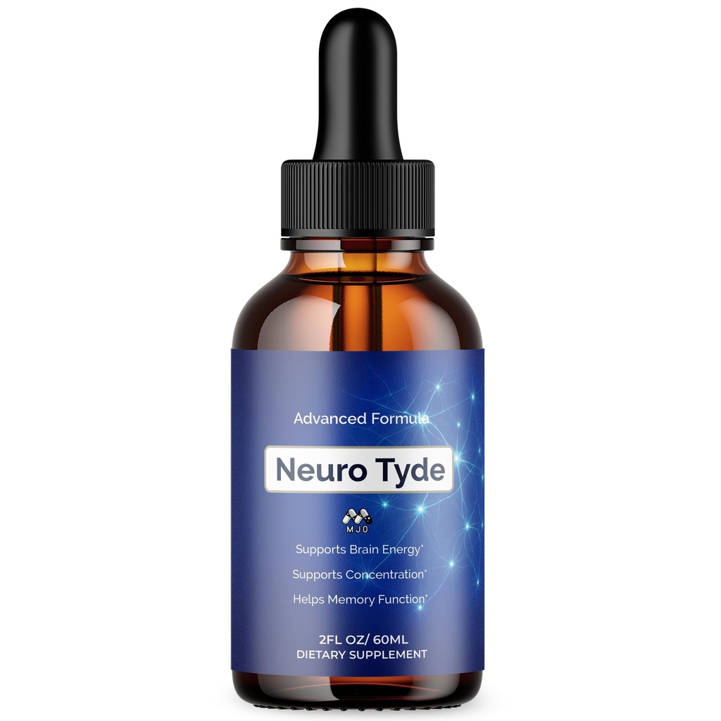 Neuro Tyde Drops, Official NeuroTyde Memory and Focus Support Supplement, Advanced Overall Health and Wellness Vitamin Formula with Maximum Strength Ingredients Supporting Brain Health (30 Servings)