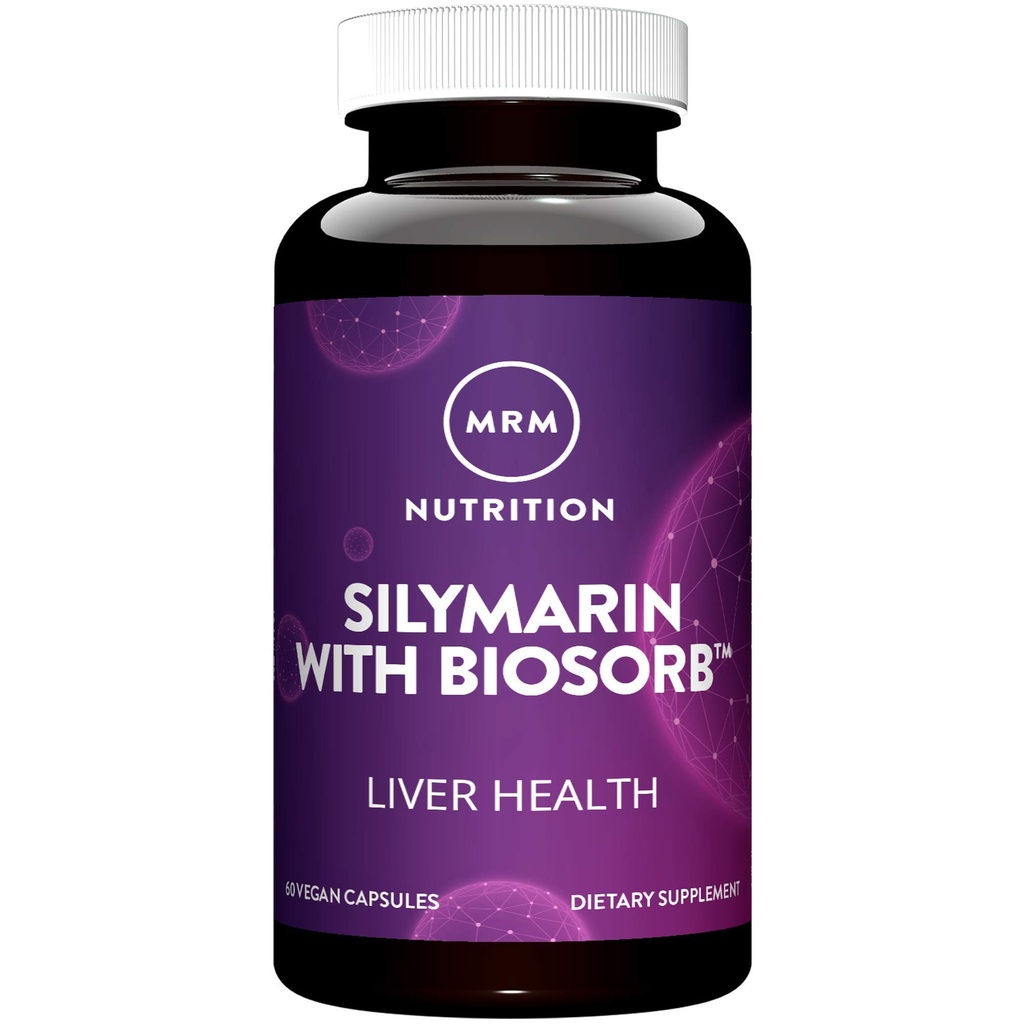 MRM Nutrition Silymarin with Biosorbâ„¢ | Highly absorbable | Antioxidant | Gluten-Free + Vegan | 60 Servings