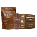 ICONIC Chocolate Truffle Bundle, Sugar Free Protein Powder and Low Carb Protein Shakes