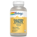 Solaray Calcium citraat w/Vitamine D3 1000mg, gezonde botten & tanden, hart, spier & zenuw ondersteuning, 60 Serv, 240 VegCaps
