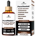 ParaVanish Wormwood Black Walnut Clove Cleanse for Humans - Advanced Detox for Adults - Gut Health Supplement with Wormwood Herb, Black Walnut Hull, Clove, Garlic, Pumpkin Seed, PAU D'Arco, Soursop