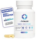 NAD+ Supplement 750mg - Advanced Nicotinamide Riboside for Anti-Aging & Supports Cellular Energy | Nad Plus Promotes DNA & Brain Health with High Absorption Formula Third Party Tested 30 Servings