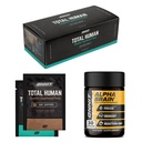 ONNIT Premium Alpha Brain Bundle - Nootrope Brain Supplement (30 tellingen) voor Focus, Concentratie & Geheugen + Total Human Day en Night Vitamine Packs voor mannen en vrouwen (30 dagen levering)