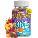 Vital+Boon Dippin' Dots - Multivitamin Gummies for Adults - Gummy Vitamins with Vitamin A, B6, C, D3, E & Folic Acid - Vegetarian, Non-GMO, Gluten-Free (60 Count)