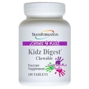 TRANSFORMATION THE GENESIS OF GOOD HEALTH Enzymes Kidz Digestive Enzyme Supplement Chewable, Promote Healthy & Complete Digestion & Elimination, 180 Tablets