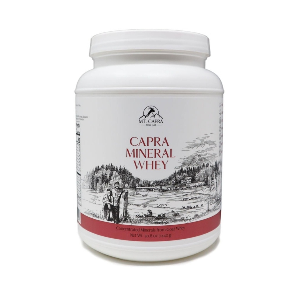Mt. Capra Mineral Wey Een hele voeding, Bio-Beschikbaar Mineral/Electrolyte Powder Supplement van Geit Milk Wei, rijk aan kalium, Alkalizing 56 Servers - 50,8 oz