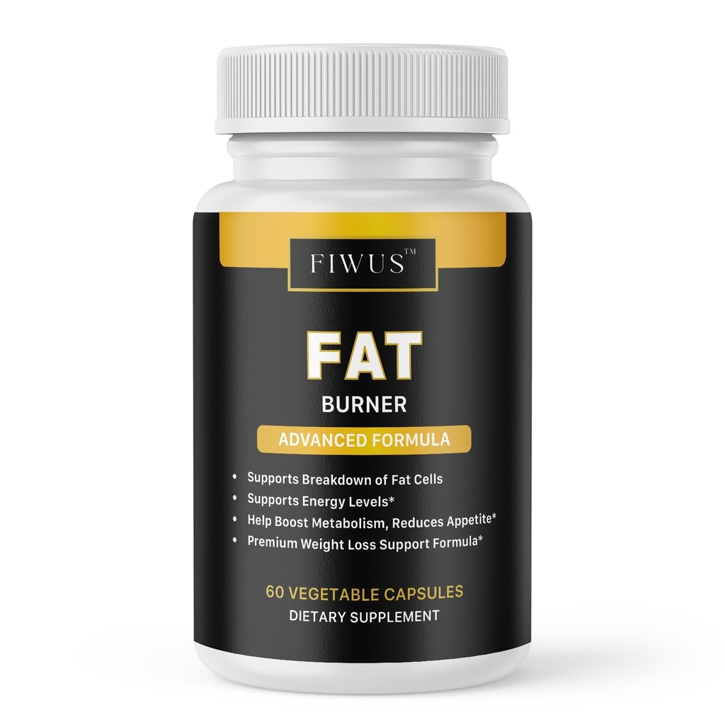 Fat Burner Pills Official Premium All Natural Daily Health Support (1-Pack - 60 Capsules)