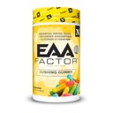Nutrithority EAA Factor, BCAA Essential Amino Acids Powder, Gushing Gummy 30 Servings - Sugar & Caffeine Free Intra & Post Workout Drink with Electrolytes - Improve Muscle Recovery & Hydration