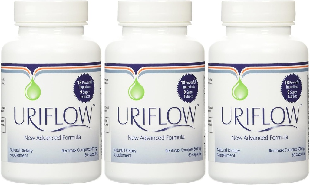 Natuurlijke therapie voor nierstenen 3 - 60 capsules flessen