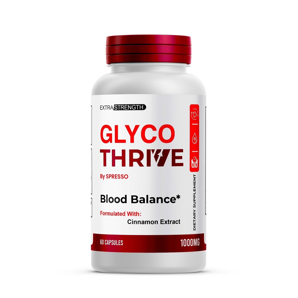(1 Pack) Glyco Thrive Capsules - Advanced GlycoThrive Blood Support Supplement for Healthy Circulation, Official Glycogen Support Pills with Premium Ingredients for Overall Wellness (60 Capsules)