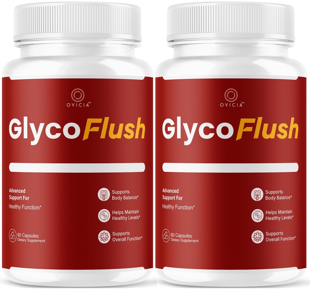(2 Pack) GlycoFlush - GlycoFlush Capsules Advanced Formula All Natural Ingredients Support Daily Pills Maximum Strength Vitamins for Health and General Wellness Reviews, 120 Capsules for 2 Months