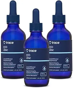Trace Minerals Ionic Zinc - Immune System Support Supplement - Essential Mineral Supplement with Magnesium, Copper & Chloride - Healthy Skin & Growth Support - 2 fl oz (About 144 Servings)
