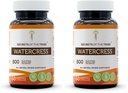 Secrets of the Tribe Watercress 60 Capsules, 800 mg, Watercress (Nasturtium Officinale) Dried Herb (60 Capsules) (Pack of 2)