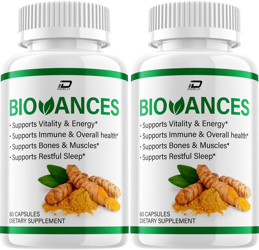 Biovances Capsules – Biovances Natural Blend Daily Health Supplements (2 Pack - 120 Capsules)