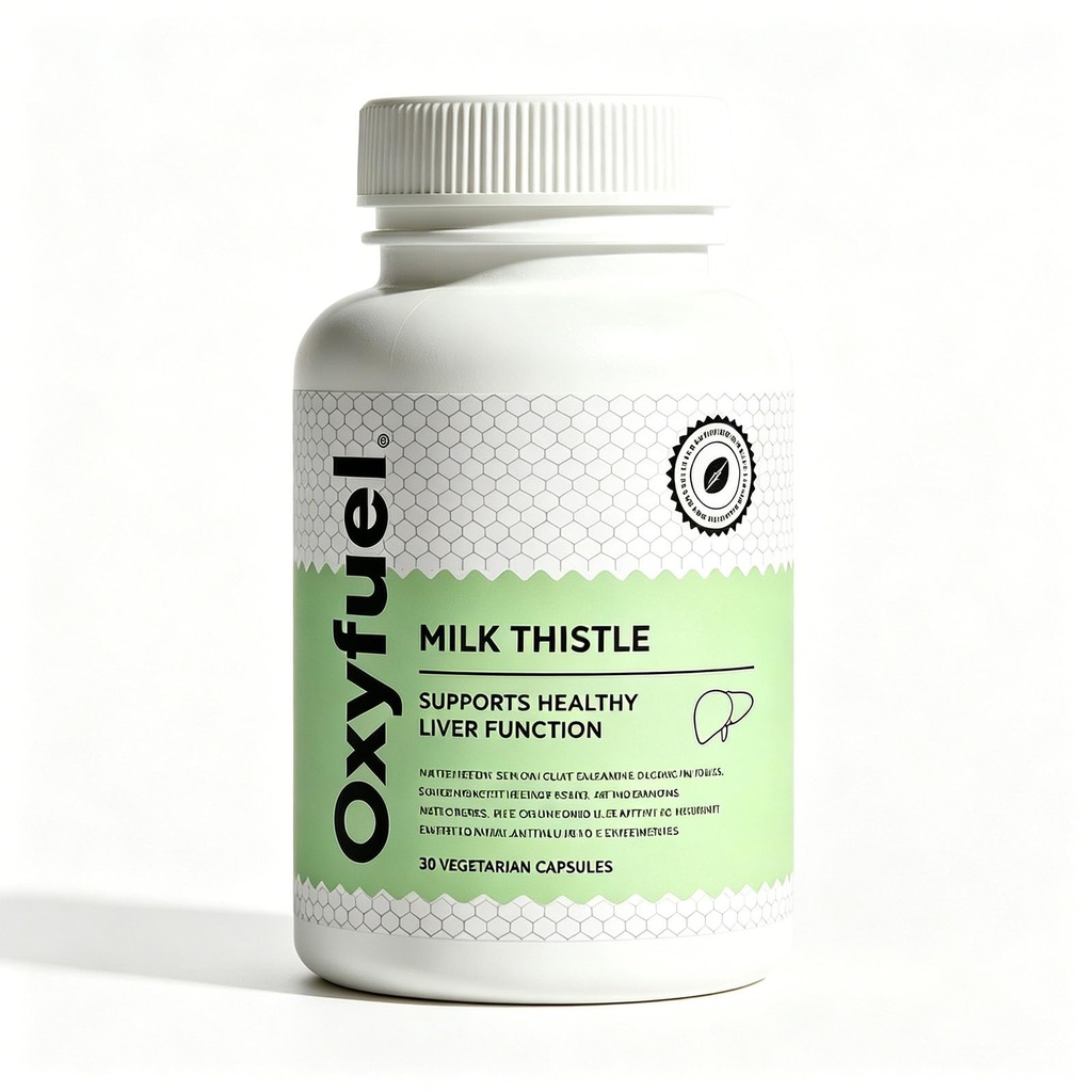 Oxyfuel Milk Thistle Liver Detox & Colon Cleanse Capsules