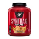 BSN SYNTHA-6 Isolate, Peanut Butter Post Workout Protein Powder for Muscle Gain, Whey Protein Isolate, Milk Protein Isolate, Essential Amino Acids, Peanut Butter Cookie, 4.02 Pounds, 48 Servings