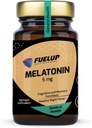 Melatonin 5 mg 180 Tablets High Strength Sleep Support for Adults, Vegan, Gluten Free, Non-GMO, Easy to Swallow, 6 Month Supply